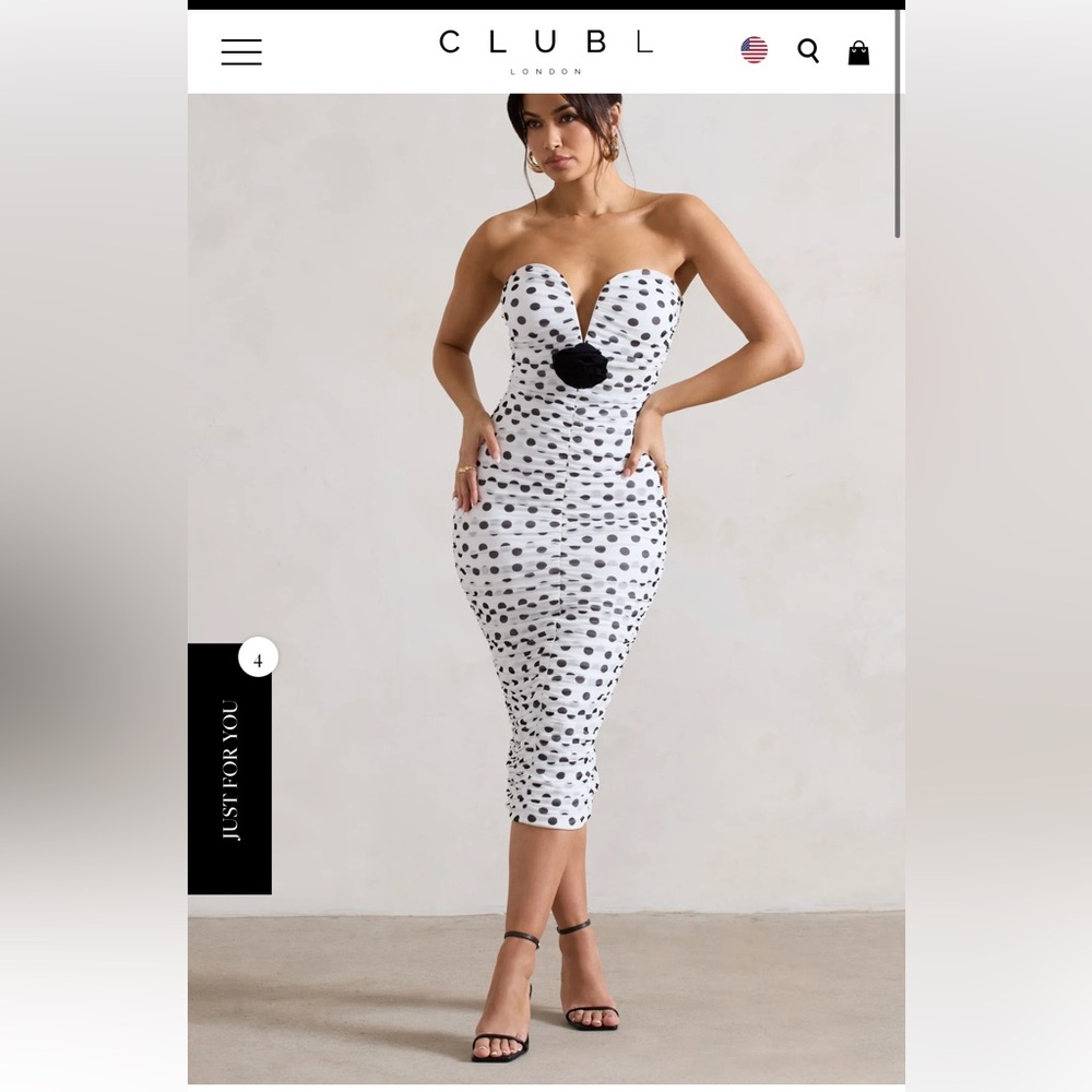 Club L London polka dress